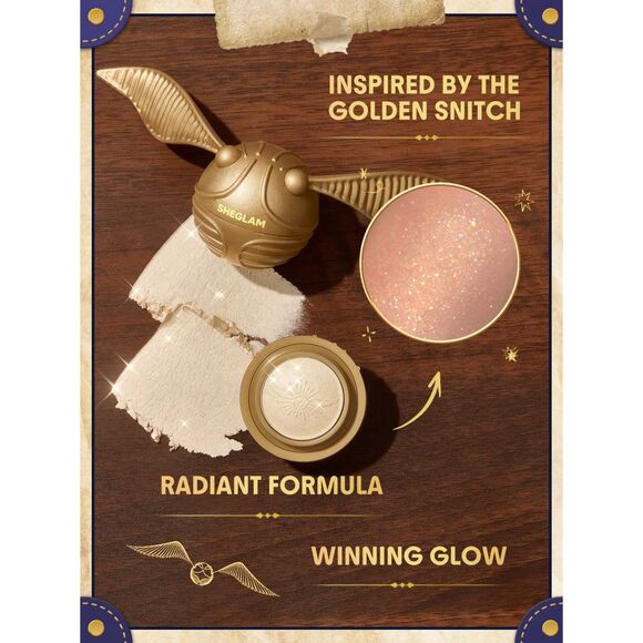 Harry Potter Quidditch Golden Snitch Winged Gold Highlighter - Picture 2 of 4